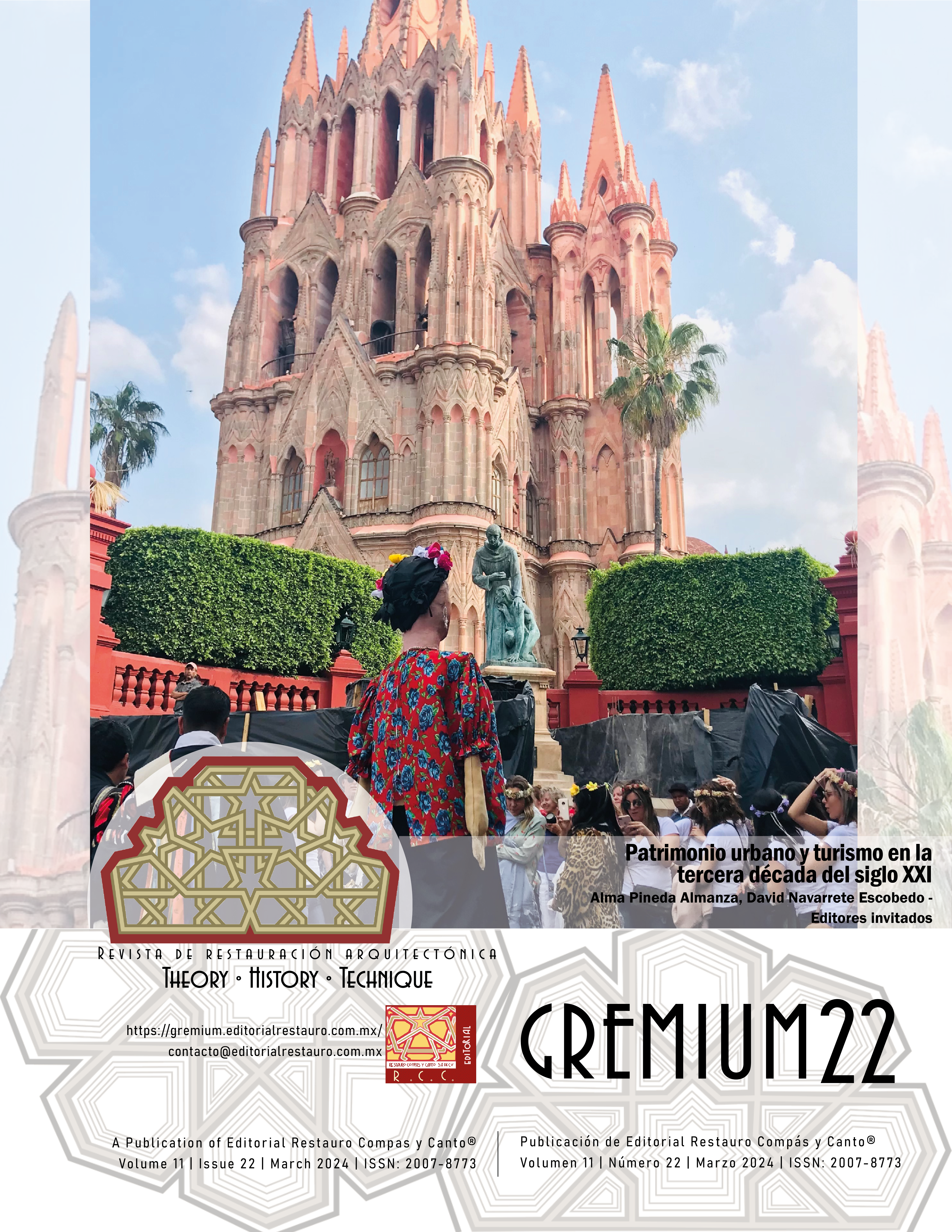 					Ver Vol. 11 Núm. 22 (2024): Gremium 22 Patrimonio urbano y turismo en la tercera década del siglo XXI
				